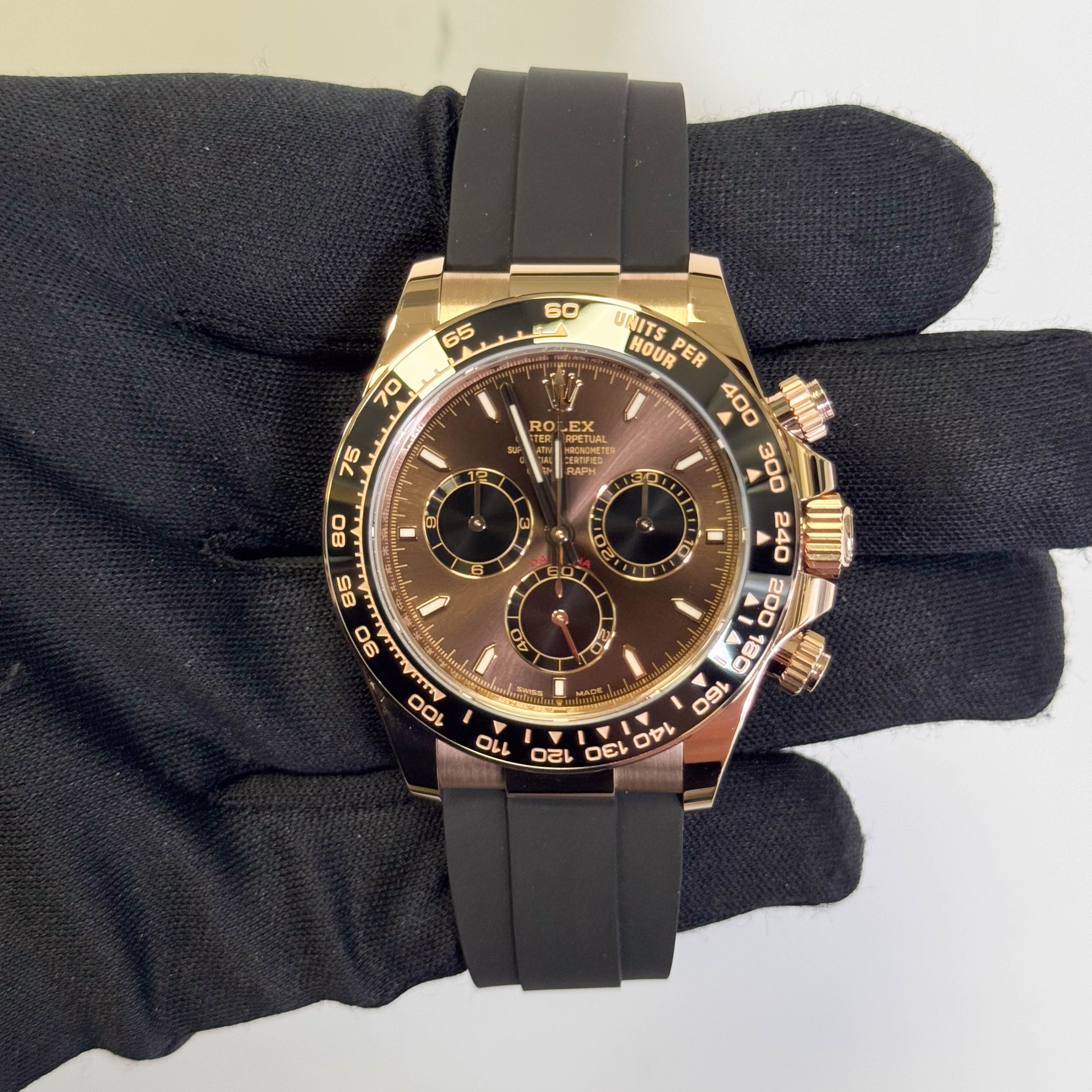 Rolex Daytona 40mm Chocolate Dial Watch Ref# 126515LN