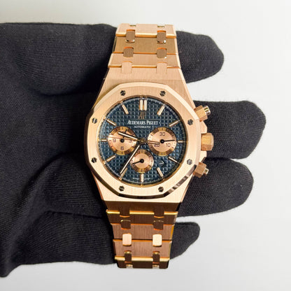 Audemars Piguet Royal Oak 41mm Blue Dial Watch Ref# 26331OR.OO.1220OR.01