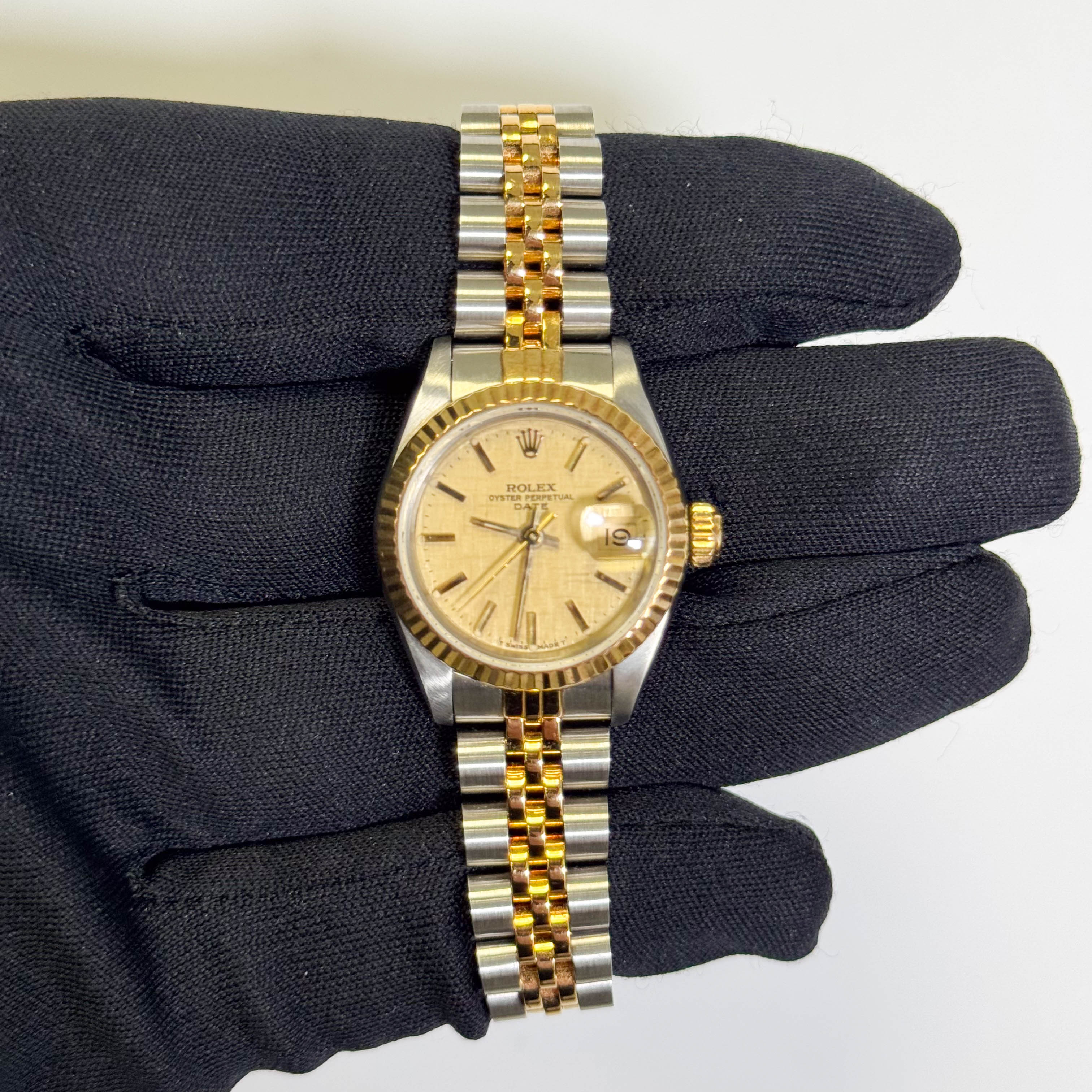 Rolex Datejust 26mm Champagne Dial Watch Ref# 69173