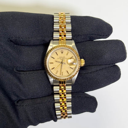 Rolex Datejust 26mm Champagne Dial Watch Ref# 69173 - Happy Jewelers Fine Jewelry Lifetime Warranty