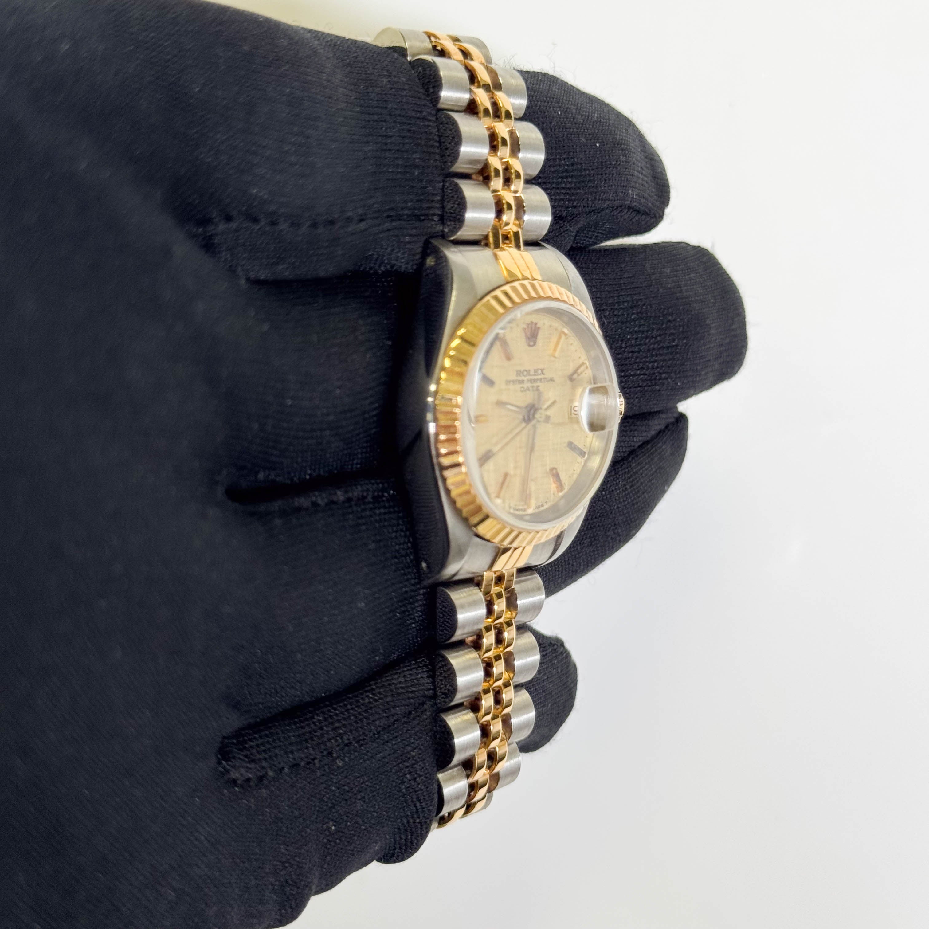 Rolex Datejust 26mm Champagne Dial Watch Ref# 69173