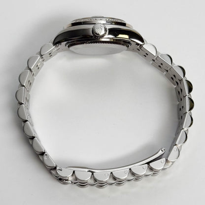 Rolex Datejust Stainless Steel 26mm White Dial Watch Ref# 179160