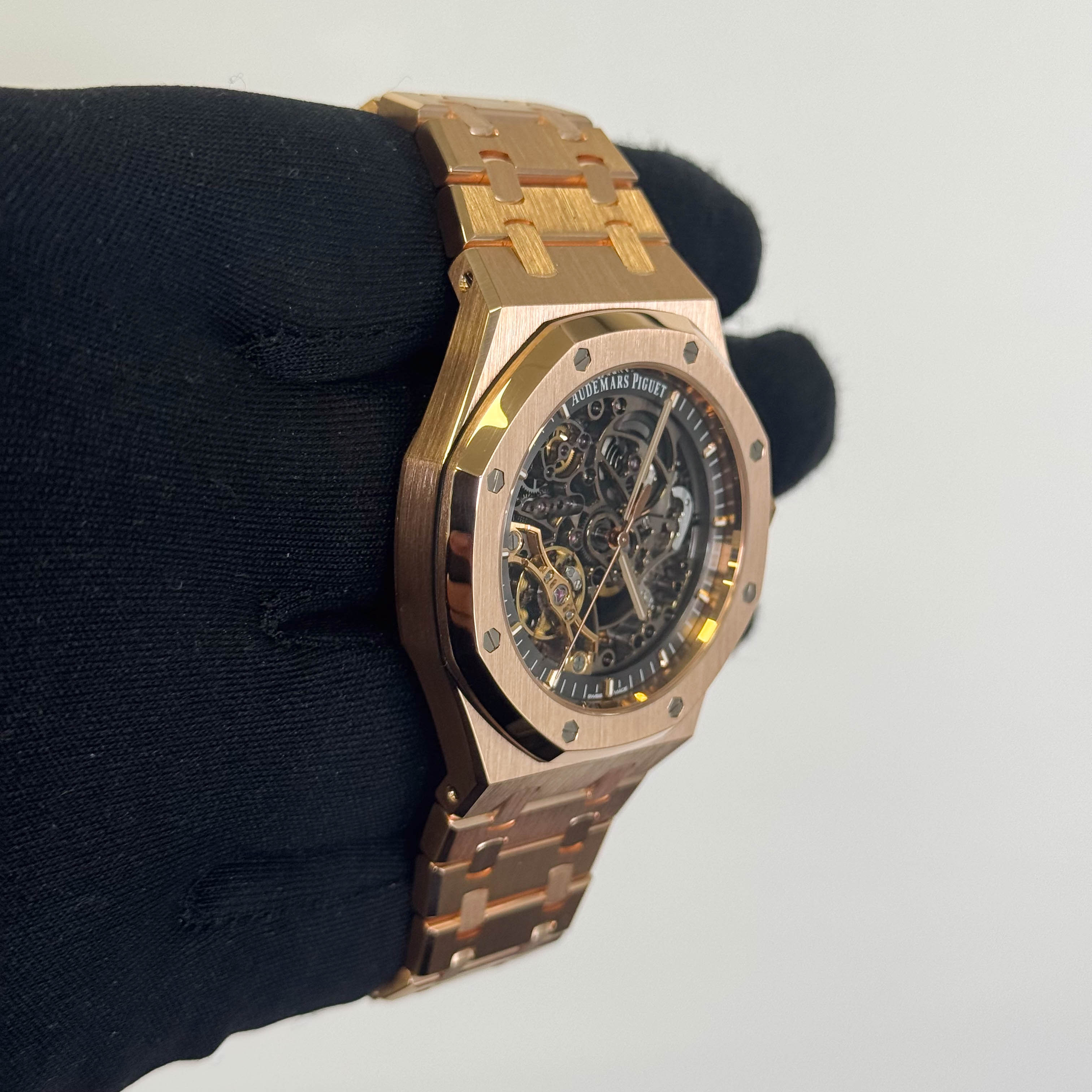 Audemars Piguet Royal Oak 41mm Skeleton Dial Watch Ref# 15407OR.OO.1220OR.01 - Happy Jewelers Fine Jewelry Lifetime Warranty