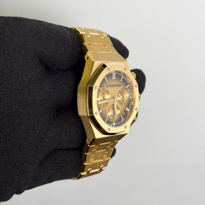 Audemars Piguet Royal Oak 41mm Yellow Gold Ombre Dial Watch Ref# 26240BA.OO.1320BA.02