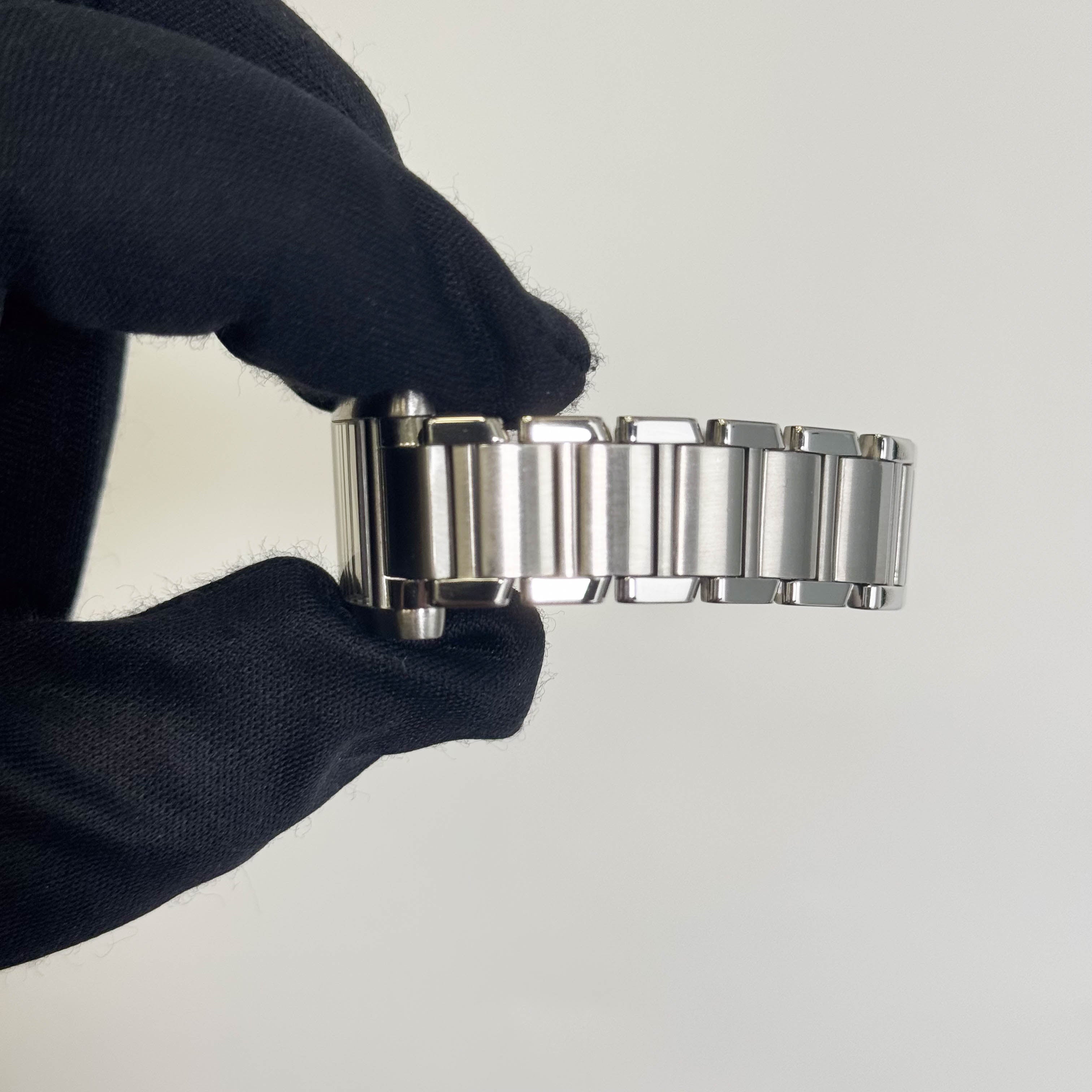 Cartier Tank Stainless Steel 20mm Ivory Dial Watch Ref# W51008Q3 - Happy Jewelers Fine Jewelry Lifetime Warranty