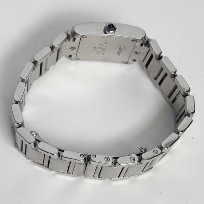 Cartier Tank Stainless Steel 20mm Ivory Dial Watch Ref# W51008Q3 - Happy Jewelers Fine Jewelry Lifetime Warranty