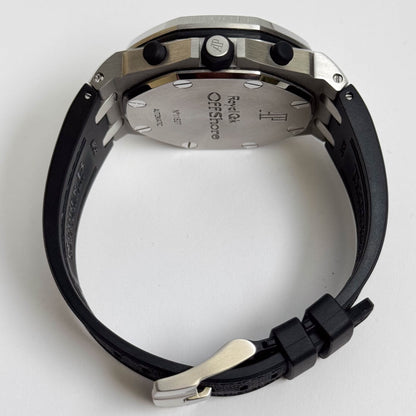 Audemars Piguet Royal Oak 44mm Black Dial Watch Ref# 25721ST.OO.1000ST.08 - Happy Jewelers Fine Jewelry Lifetime Warranty