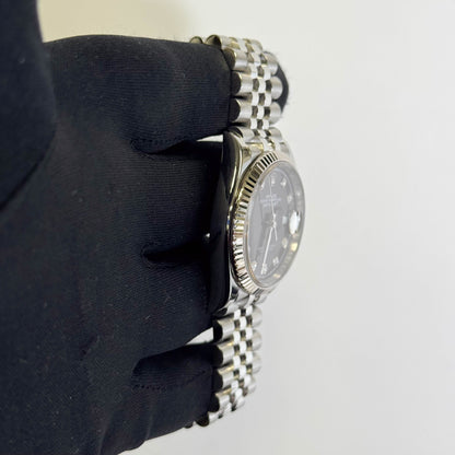 Rolex Datejust 36mm Black Dial Watch Ref# 126234