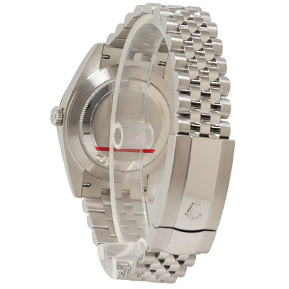 Rolex Datejust Stainless Steel 41mm Rhodium Stick Dial Watch Reference#: 126334 - Happy Jewelers Fine Jewelry Lifetime Warranty