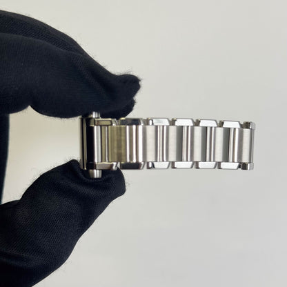 Cartier Tank Stainless Steel 20mm Ivory Dial Watch Ref# W51008Q3 - Happy Jewelers Fine Jewelry Lifetime Warranty