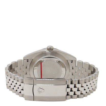 Rolex Datejust Stainless Steel 41mm Rhodium Stick Dial Watch Reference#: 126334 - Happy Jewelers Fine Jewelry Lifetime Warranty