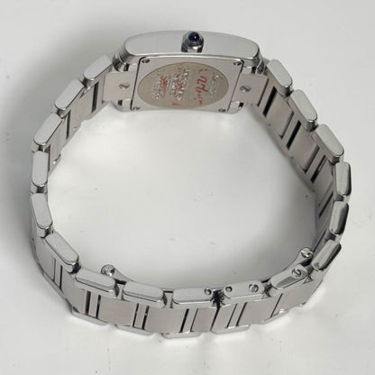 Cartier Tank Stainless Steel 20mm Ivory Dial Watch Ref# W51008Q3 - Happy Jewelers Fine Jewelry Lifetime Warranty
