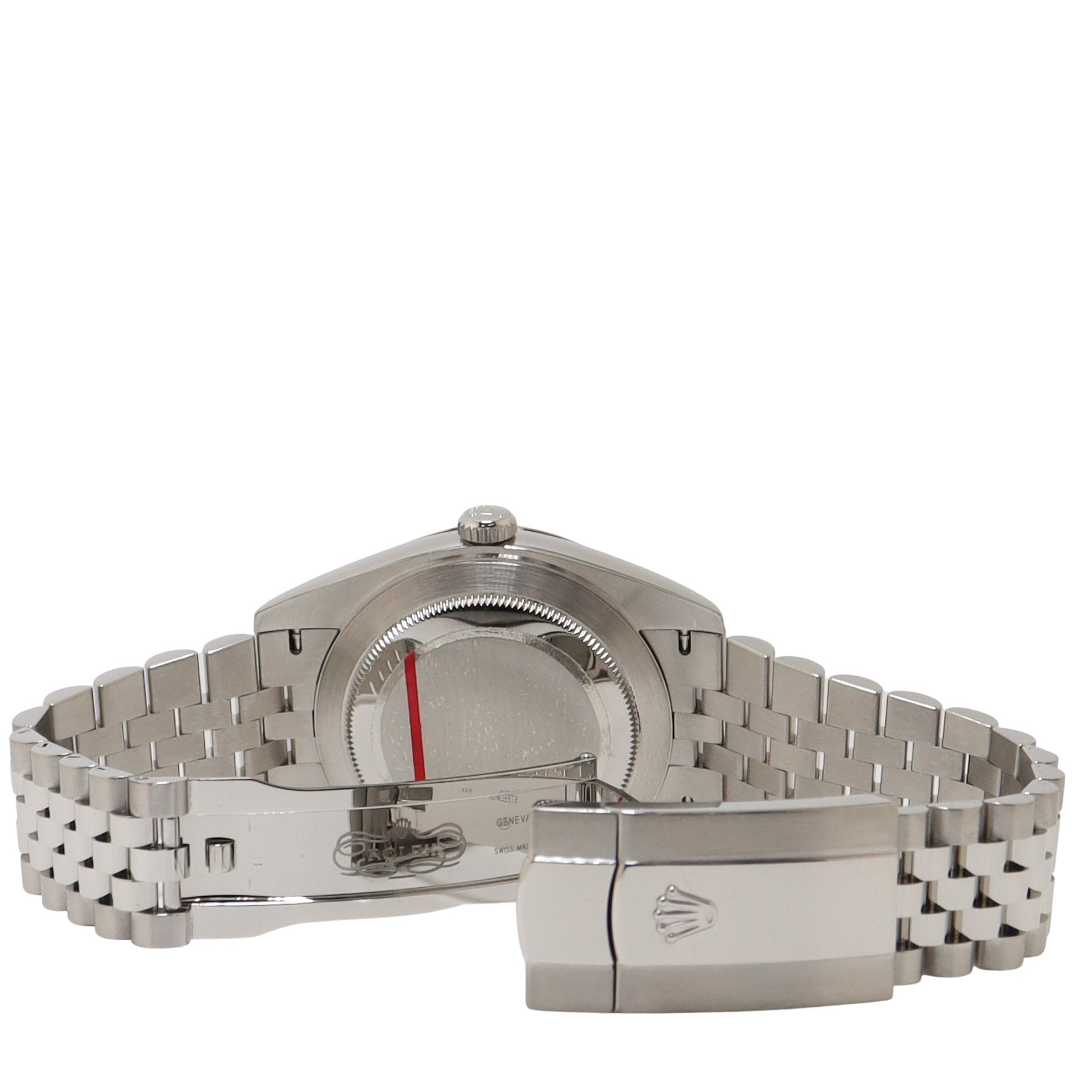 Rolex Datejust Stainless Steel 41mm Rhodium Stick Dial Watch Reference#: 126334 - Happy Jewelers Fine Jewelry Lifetime Warranty