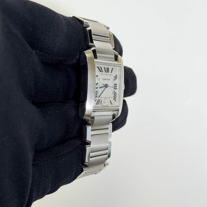 Cartier Tank 28mm White Dial Watch Ref# W51002Q3 - Happy Jewelers Fine Jewelry Lifetime Warranty