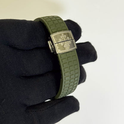 Patek Philippe Aquanaut 38.8mm Green Dial Watch Ref# 5267/200A-011
