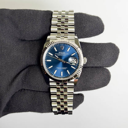 Rolex Datejust 36mm Blue Dial watch Ref# 126234