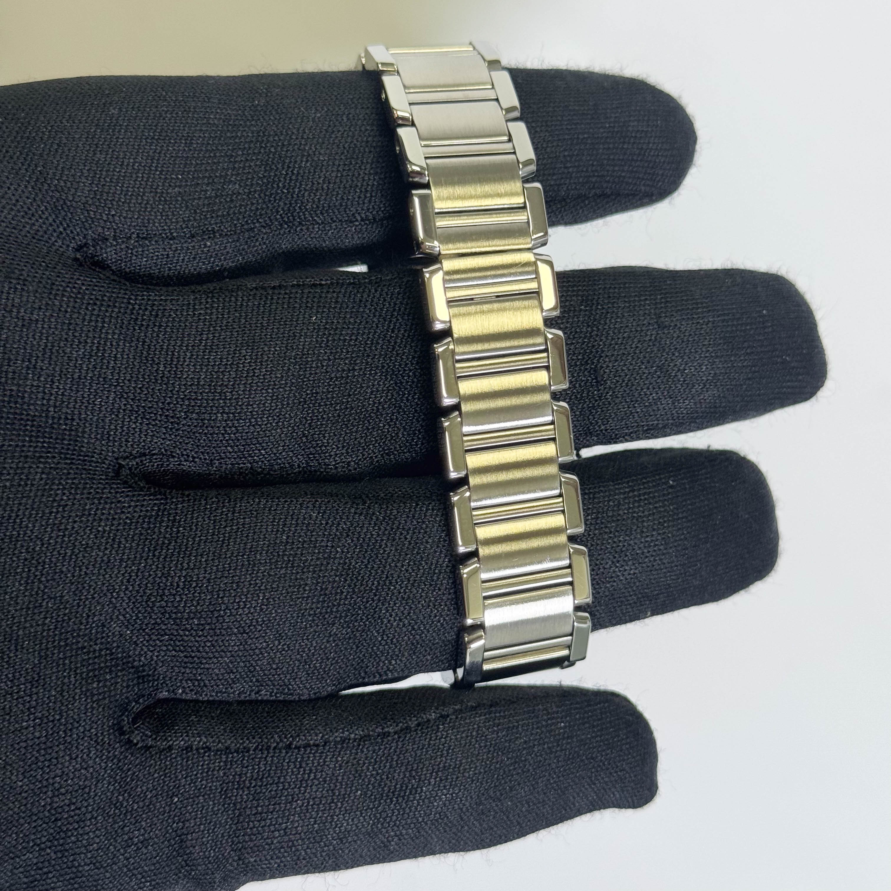 Cartier Tank Stainless Steel 20mm Ivory Dial Watch Ref# W51008Q3 - Happy Jewelers Fine Jewelry Lifetime Warranty