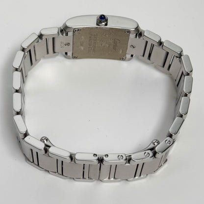 Cartier Tank Stainless Steel 20mm Ivory Dial Watch Ref# W51008Q3 - Happy Jewelers Fine Jewelry Lifetime Warranty