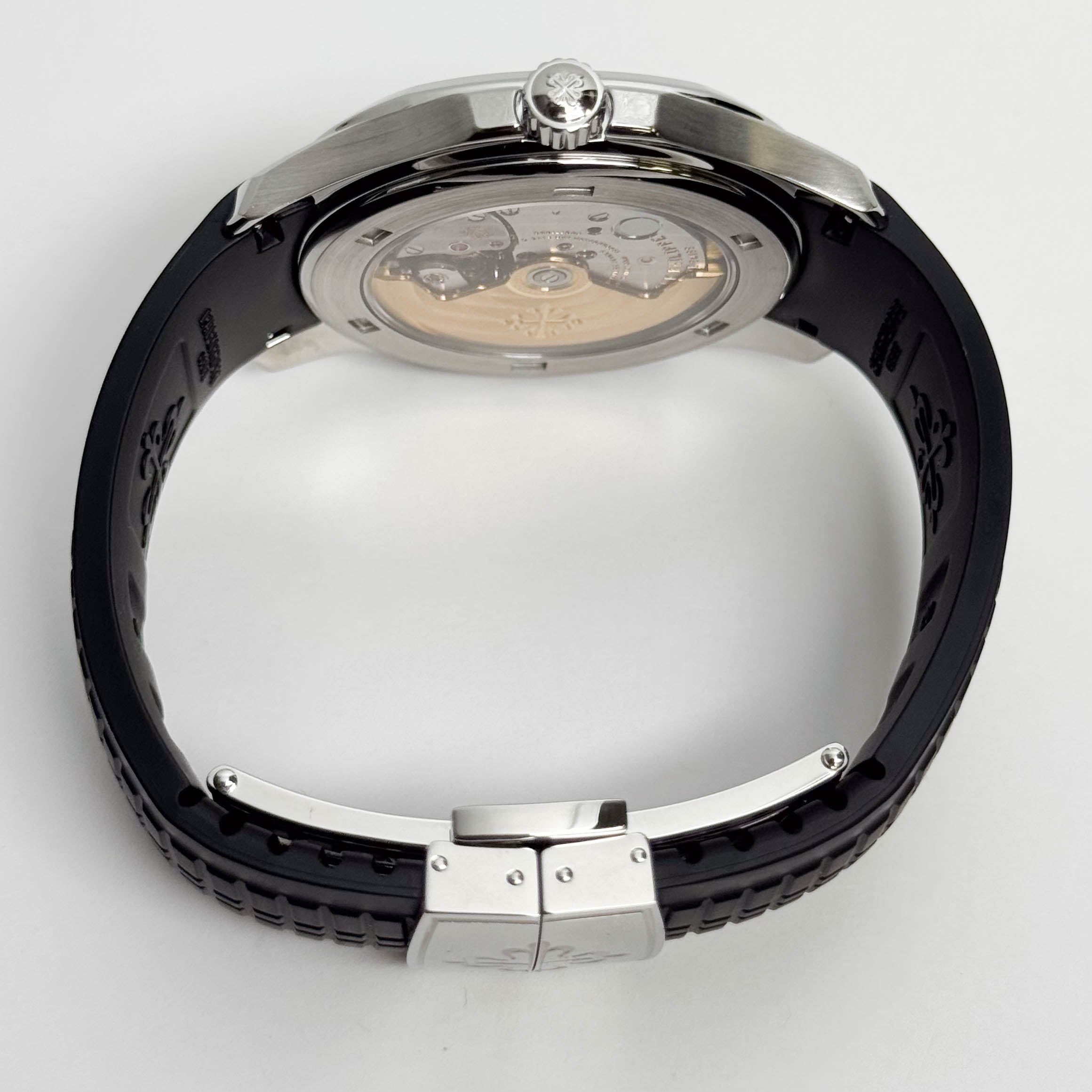 Patek Philippe Aquanaut 38mm Black Dial Watch Ref# 5065A-001