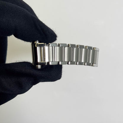 Cartier Tank Stainless Steel 20mm Ivory Dial Watch Ref# W51008Q3 - Happy Jewelers Fine Jewelry Lifetime Warranty
