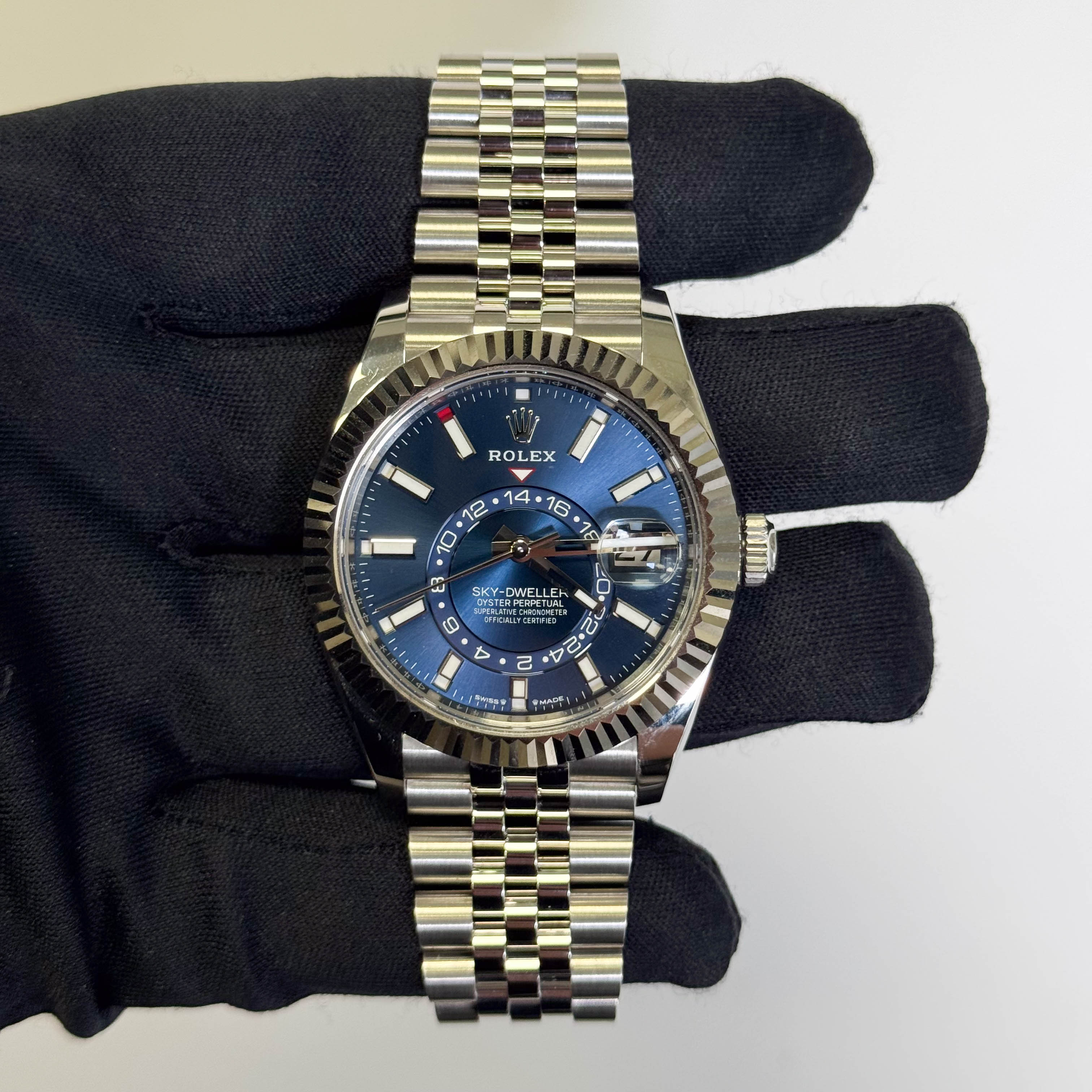 Rolex Sky-Dweller 42mm Blue Dial Watch Ref# 336934