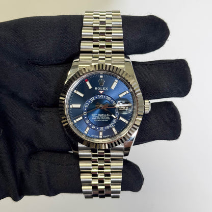 Rolex Sky-Dweller 42mm Blue Dial Watch Ref# 336934