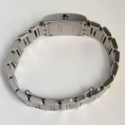 Cartier Tank Stainless Steel 20mm Ivory Dial Watch Ref# W51008Q3 - Happy Jewelers Fine Jewelry Lifetime Warranty