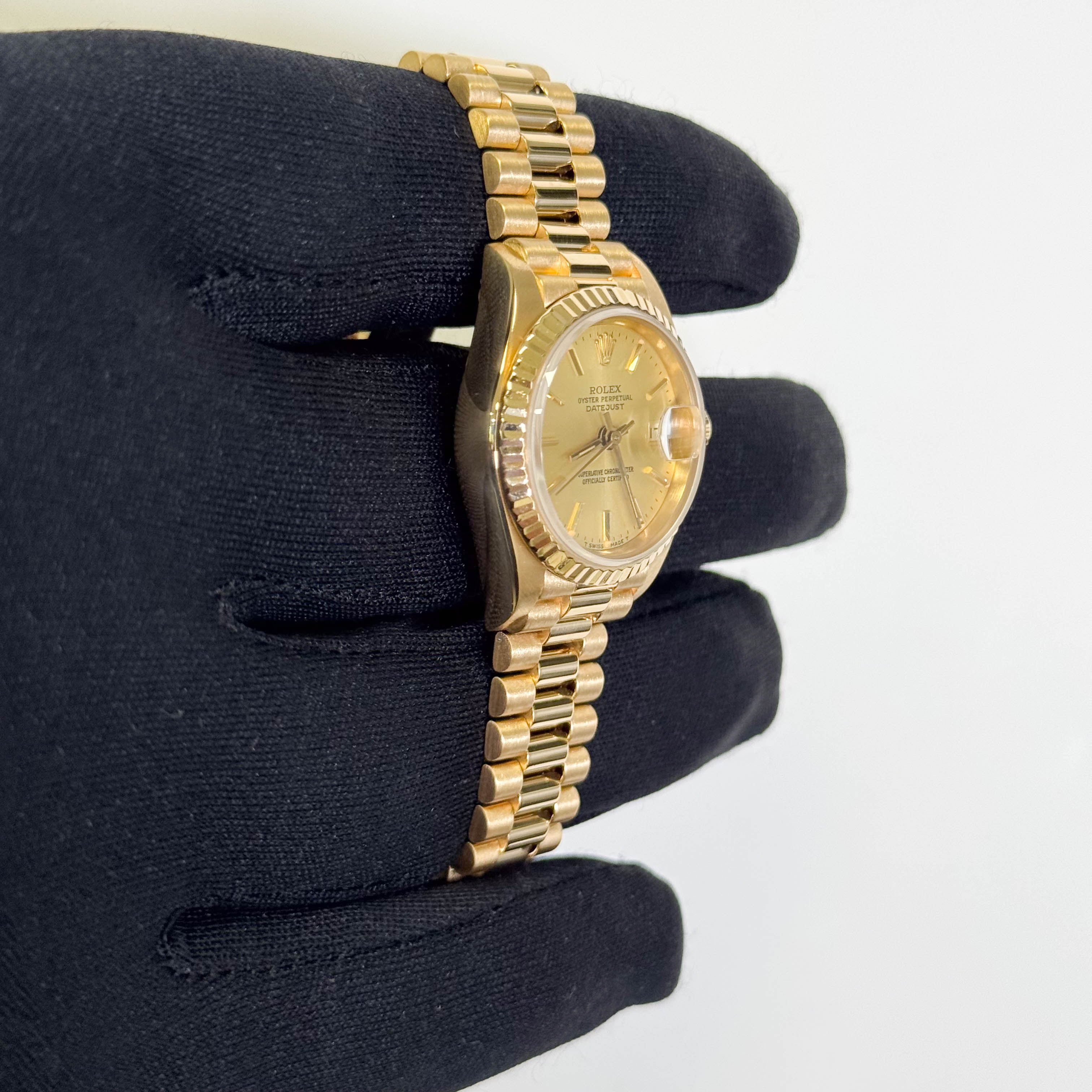 Rolex Datejust 26mm Champagne Dial Watch Ref# 69178