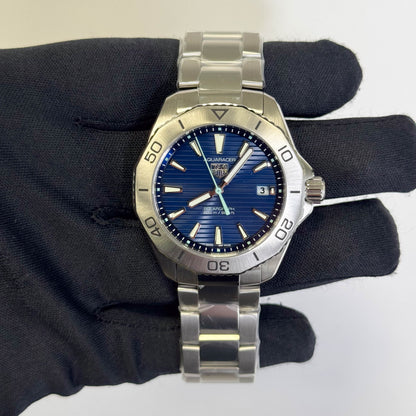 Tag Heuer Aquaracer 40mm Blue Dial Watch Ref# WBP1113.BA0000 - Happy Jewelers Fine Jewelry Lifetime Warranty