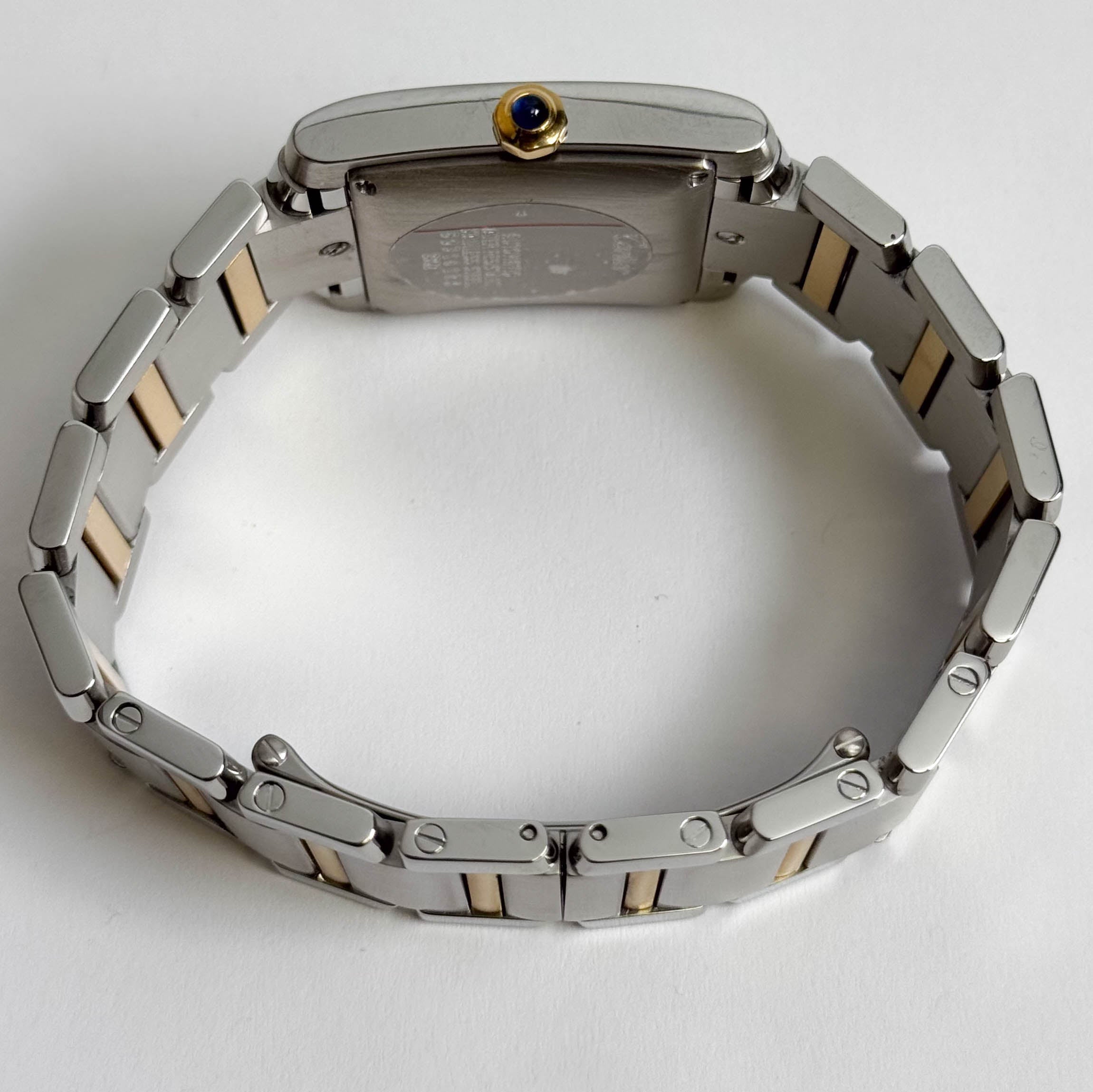 Cartier Tank Francaise 25mm Ivory Dial Ref#W51005Q4