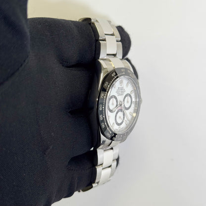 Rolex Daytona 40mm White Dial Watch Ref# 116500LN - Happy Jewelers Fine Jewelry Lifetime Warranty
