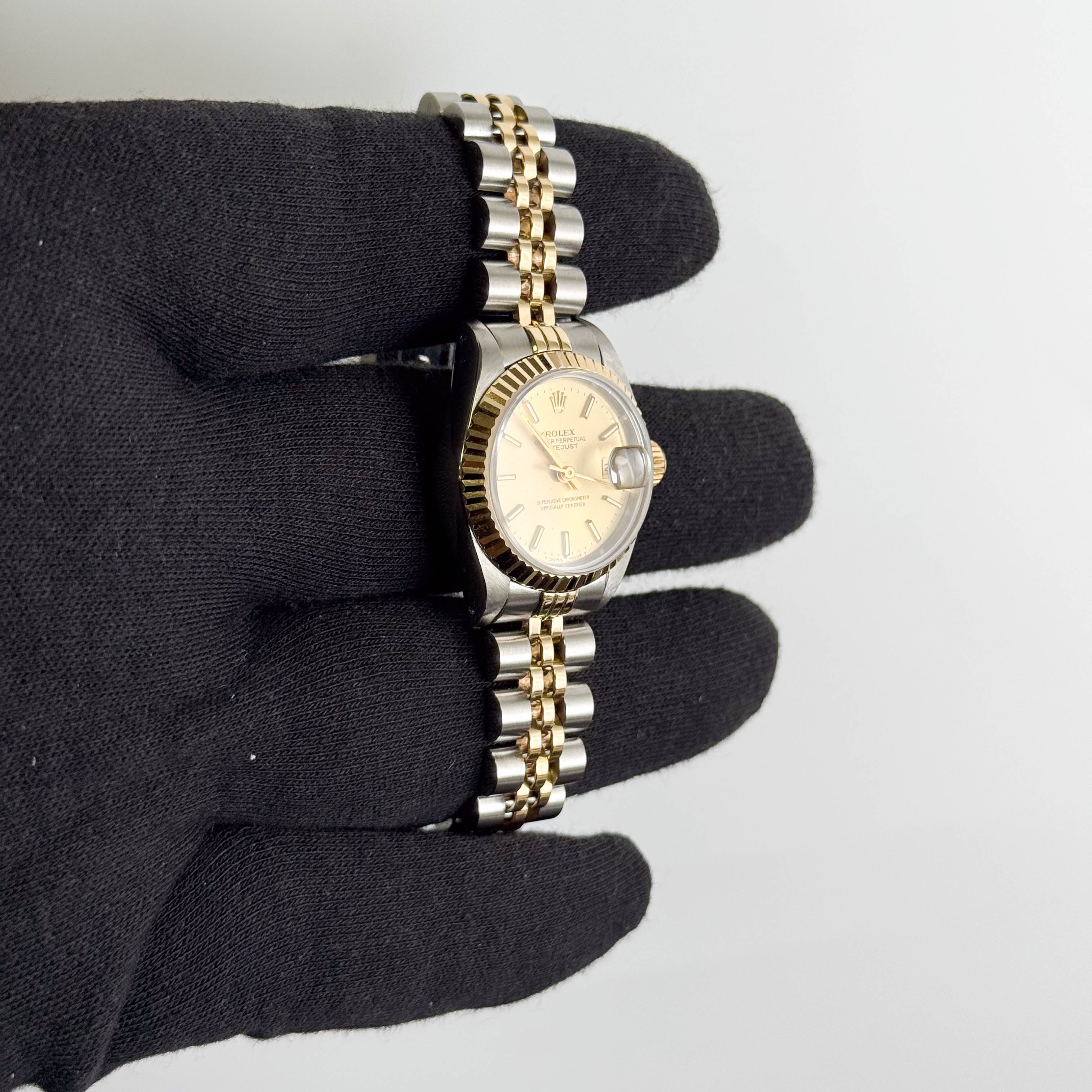 Rolex Datejust 26mm Champagne Dial Watch Ref# 69173