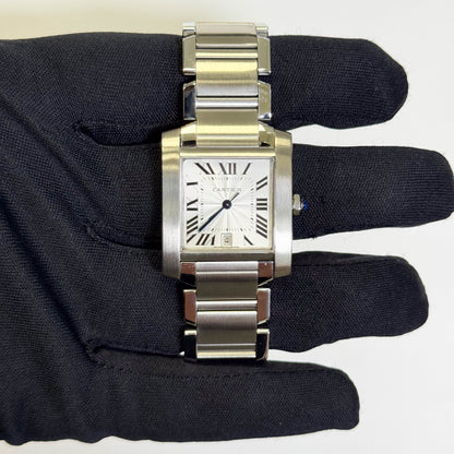 Cartier Tank 28mm White Dial Watch Ref# W51002Q3
