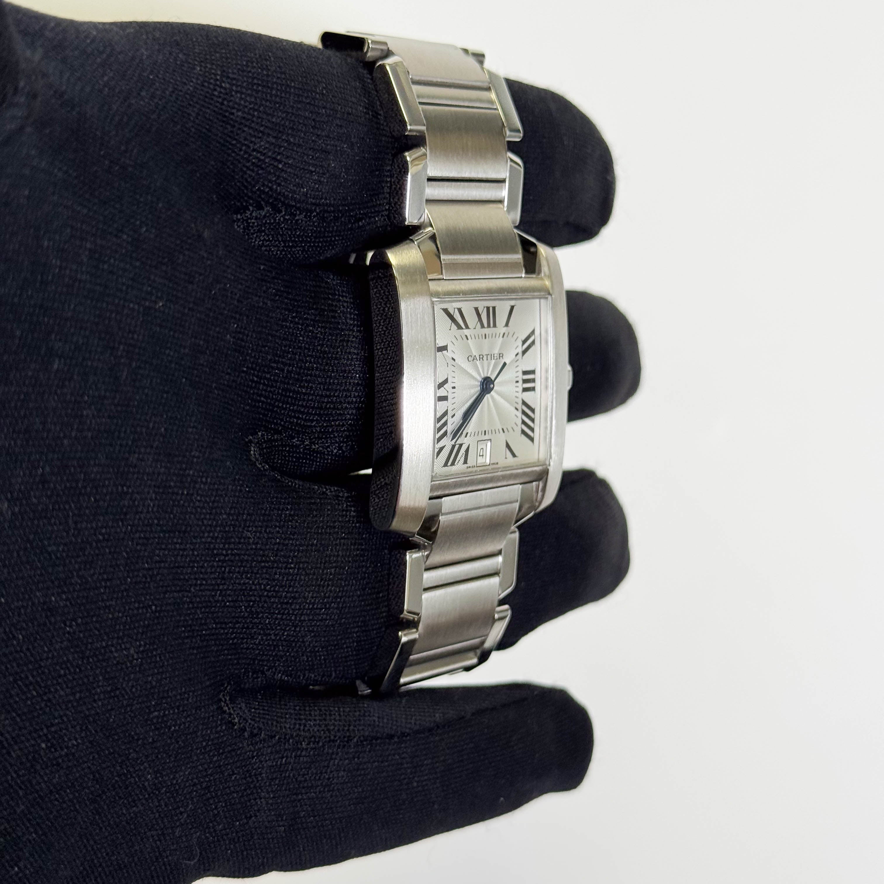 Cartier Tank 28mm White Dial Watch Ref# W51002Q3