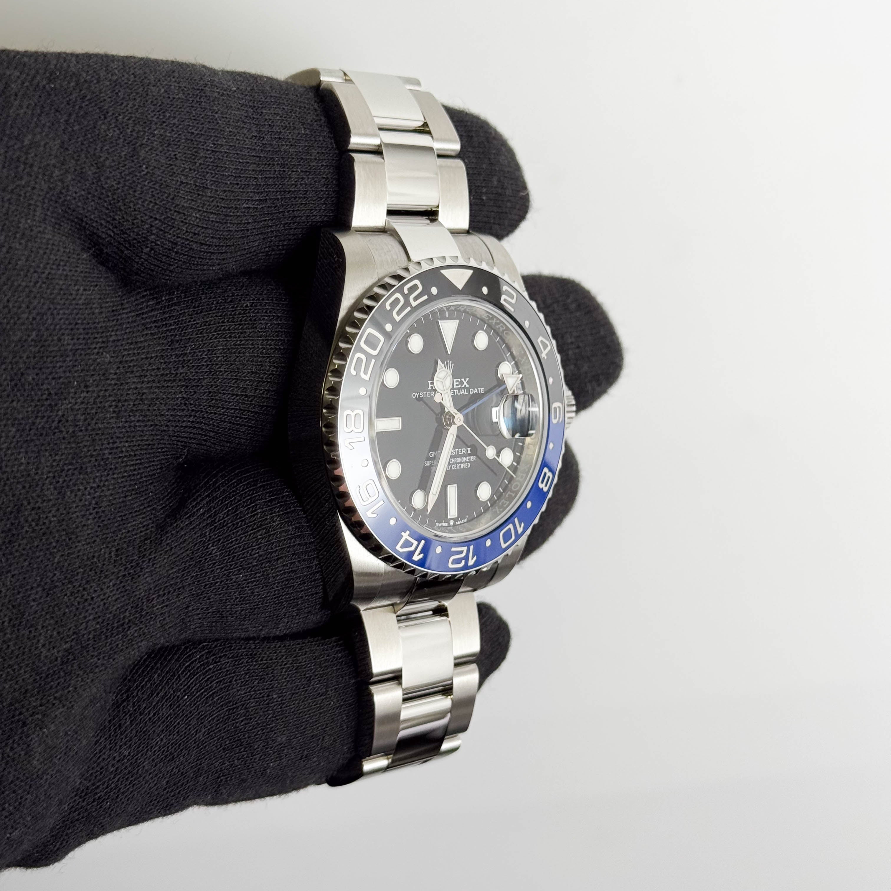 Rolex GMT-Master II "Batman" 40mm Black Dial Watch Ref# 126710BLNR