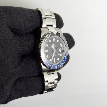 Rolex GMT-Master II "Batman" 40mm Black Dial Watch Ref# 126710BLNR