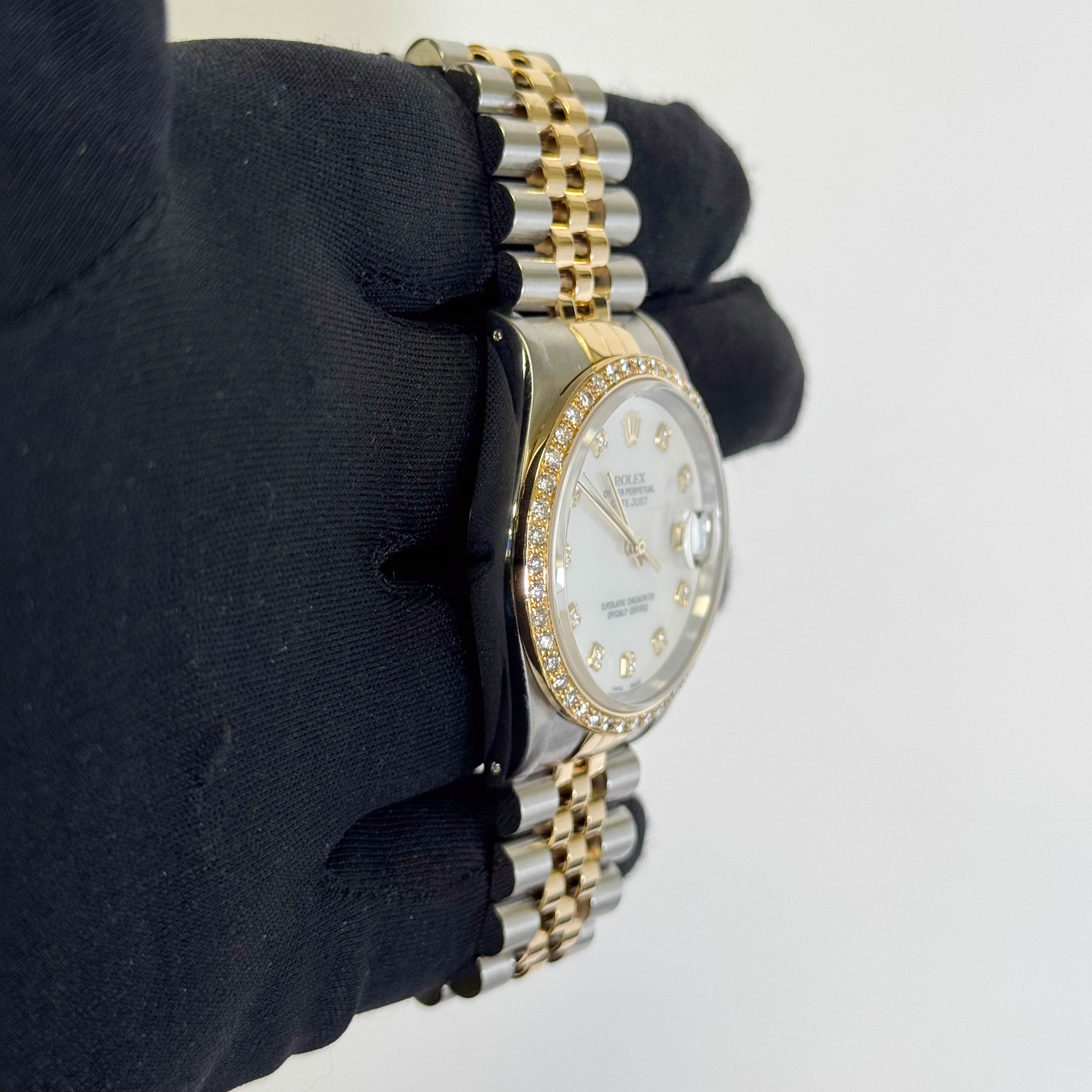 Rolex Datejust 36mm MOP Dial Watch Ref# 16233