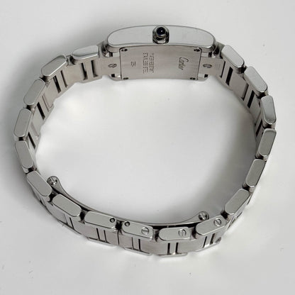 Cartier Tank Stainless Steel 20mm Ivory Dial Watch Ref# W51008Q3 - Happy Jewelers Fine Jewelry Lifetime Warranty