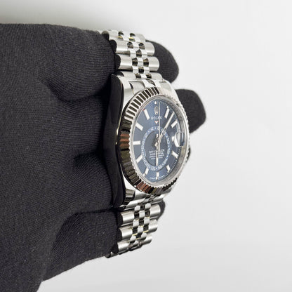 Rolex Sky-Dweller 42mm Blue Dial Watch Ref# 336934