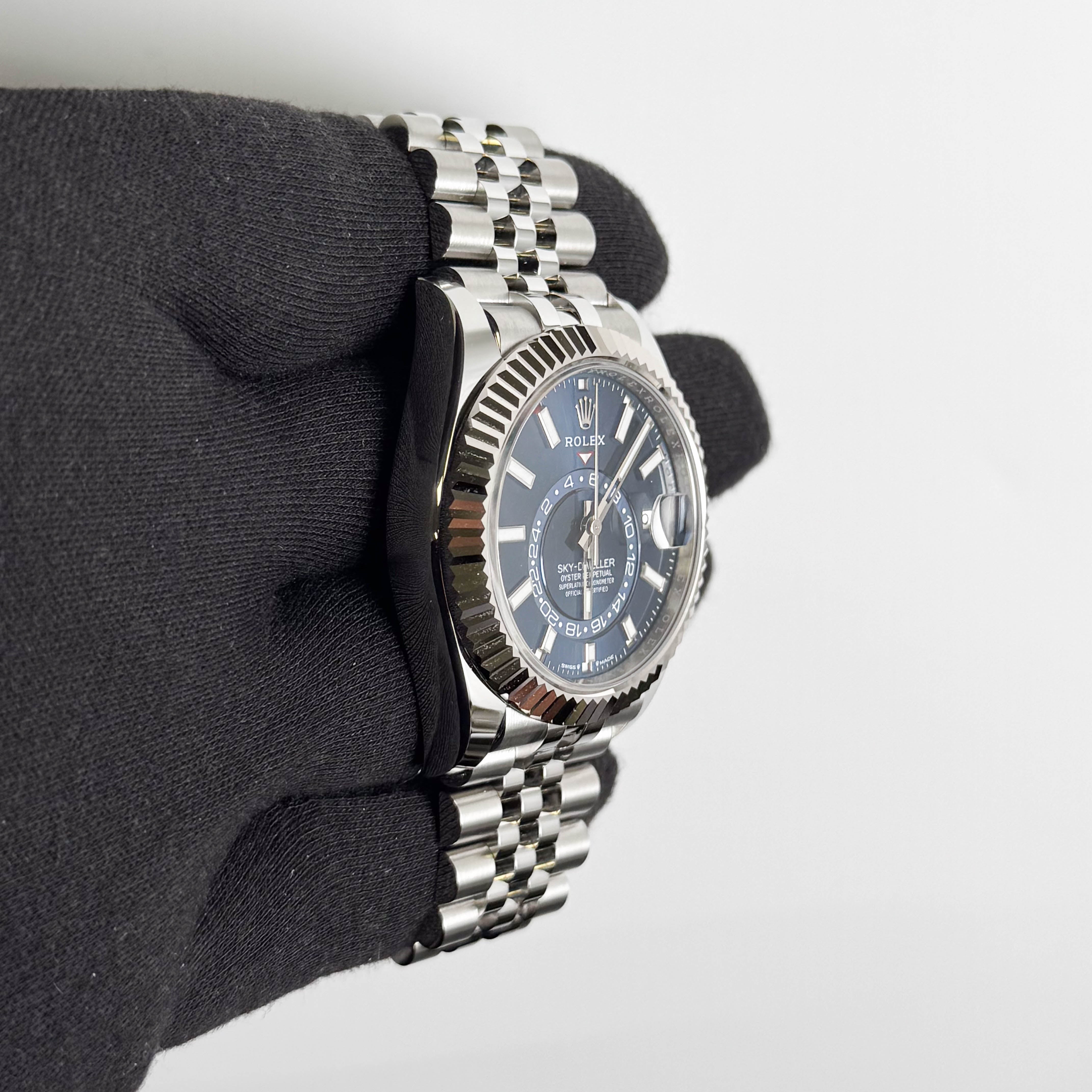 Rolex Sky-Dweller 42mm Blue Dial Watch Ref# 336934