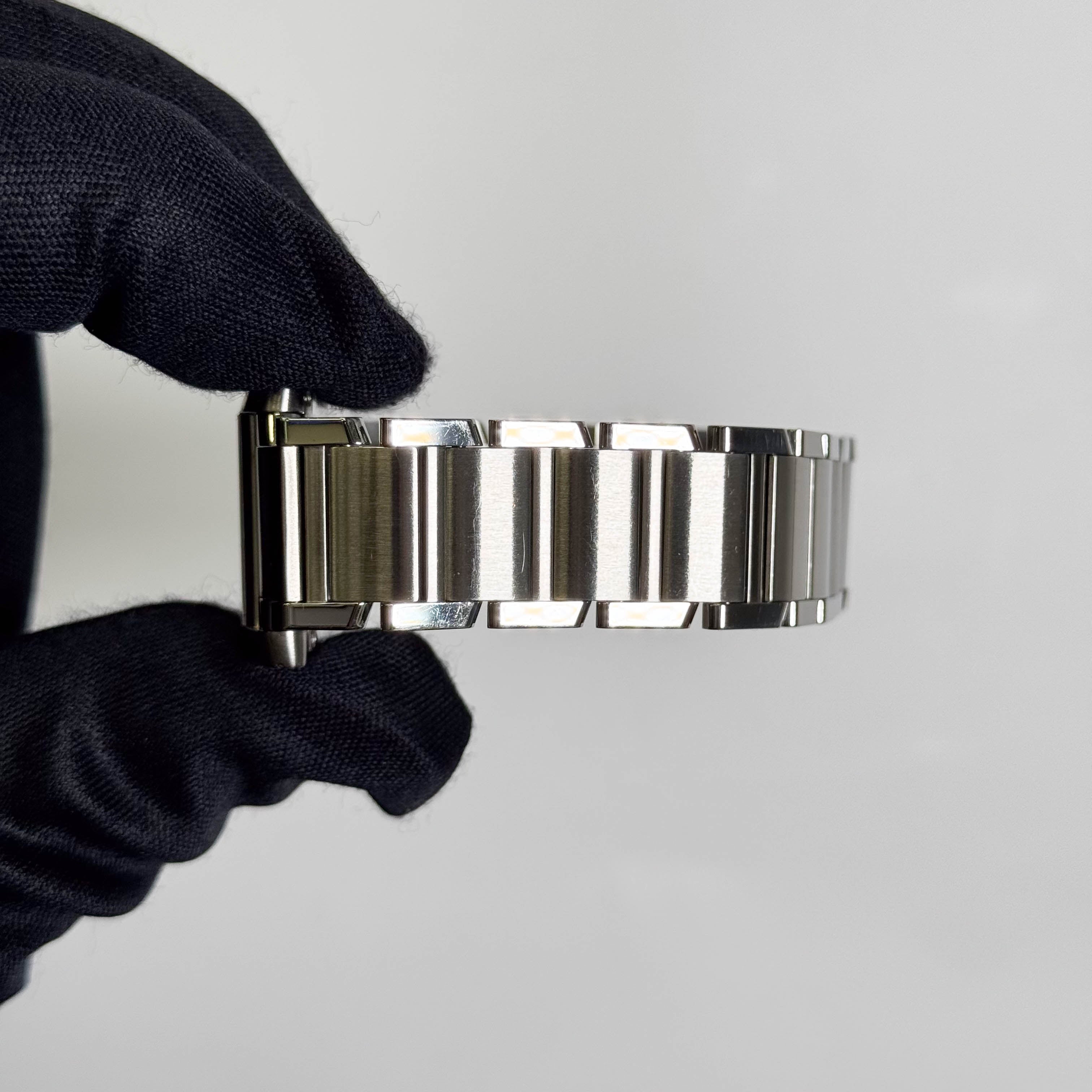 Cartier Tank Stainless Steel 25mm White/Ivory Dial Watch Ref# W51011Q3 - Happy Jewelers Fine Jewelry Lifetime Warranty