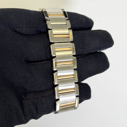 Cartier Tank Francaise 25mm Ivory Dial Ref#W51005Q4