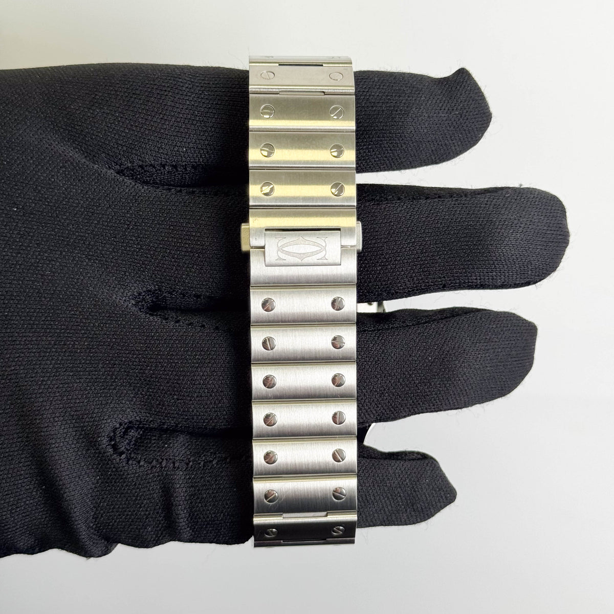 Cartier Santos 40mm Grey Dial Watch Ref# WSSA0076