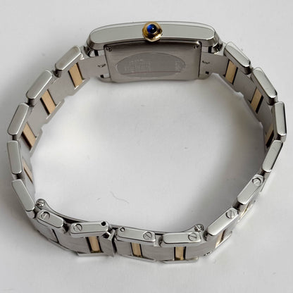 Cartier Tank Francaise 25mm Ivory Dial Ref#W51005Q4