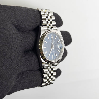 Rolex Datejust 41mm Blue Dial Watch Ref# 126334