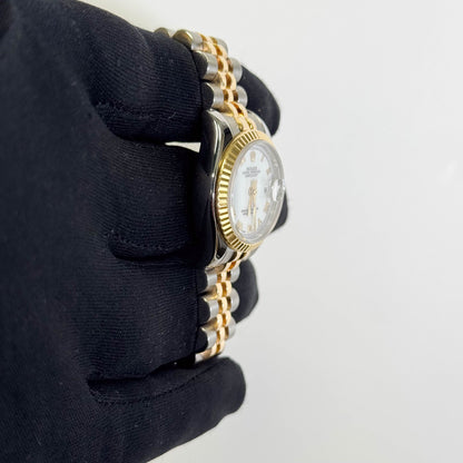 Rolex Datejust 26mm White Dial Watch Ref# 179173