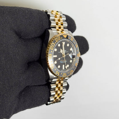 Rolex GMT-Master II 40mm Black Dial Watch Ref# 126713GRNR