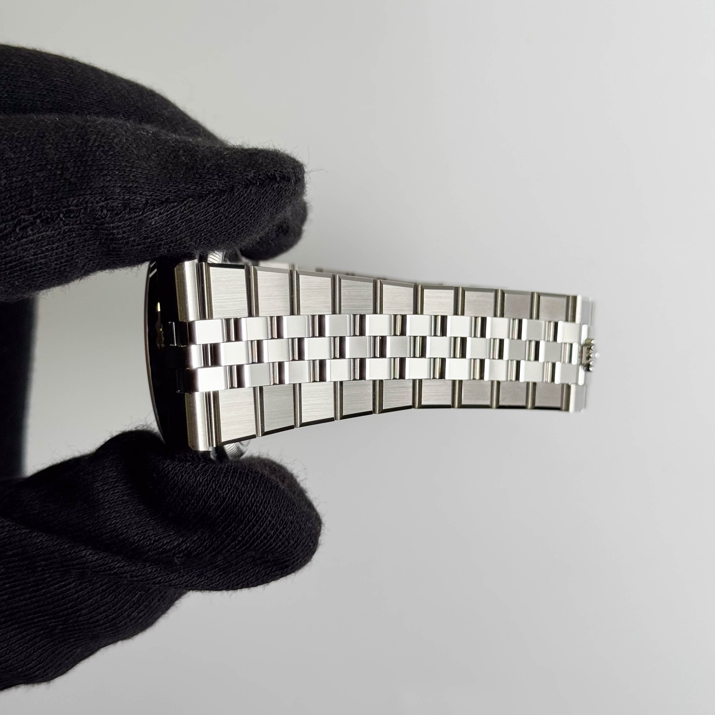 Rolex Land-Dweller 36mm White Honeycomb Dial Watch Ref# 127234