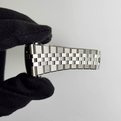 Rolex Land-Dweller 36mm White Honeycomb Dial Watch Ref# 127234