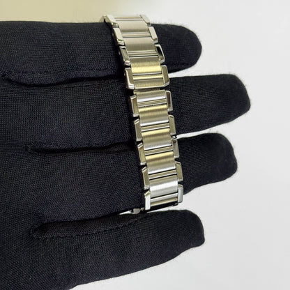 Cartier Tank Stainless Steel 20mm Ivory Dial Watch Ref# W51008Q3 - Happy Jewelers Fine Jewelry Lifetime Warranty